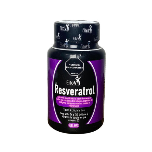 RESVERATROL FITOVIT BOTE X 60 PASTILLAS MASTICABLES